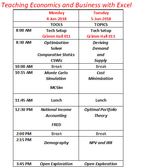 Schedule