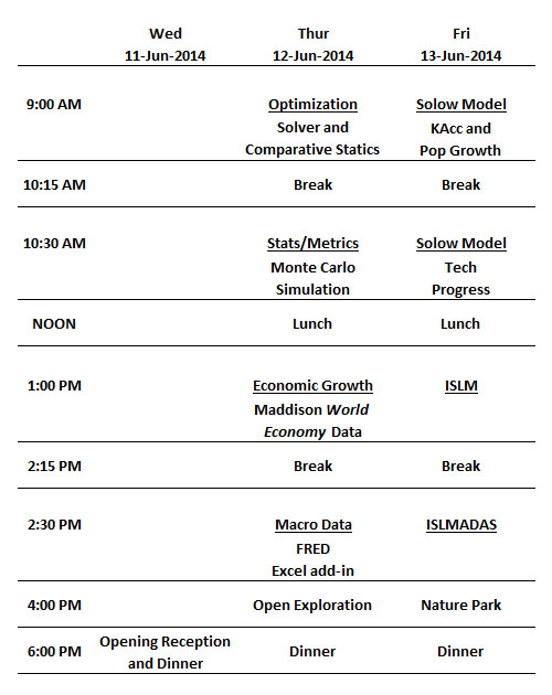 Schedule