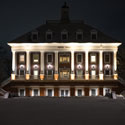 The Bottoms Center at night during Old Gold Weekend