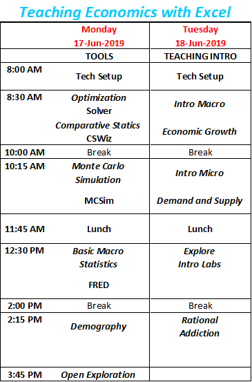 Schedule